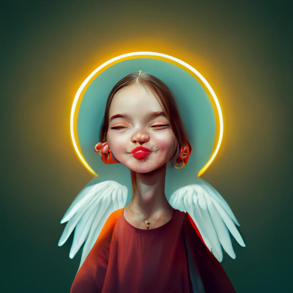 cute angel girl