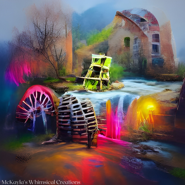 The Mind Mill is a mysterious water mill that looks beautiful yet treacherous. It's vibrancy is welcoming but when you notice that it is completely abandoned you start to get an eerie feeling around you reminding you of the danger that lies ahead. 