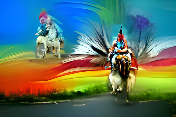 Dakota Plains - The War Chief and Spirit Rider