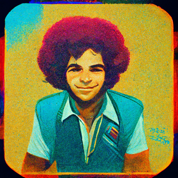1970s guy with big hair